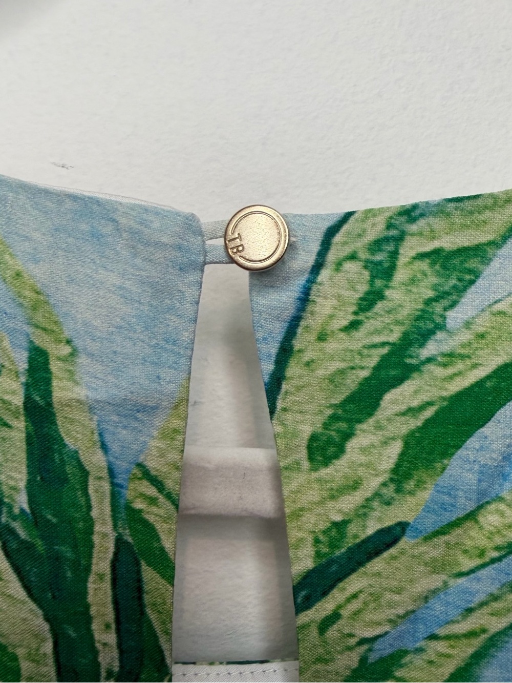 Tommy Bahama Blue Palm & Floral Shift Dress - Picture 6 of 7
